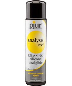 Pjur Analyse Me Relaxing Silicone Anal Glide on a White Background