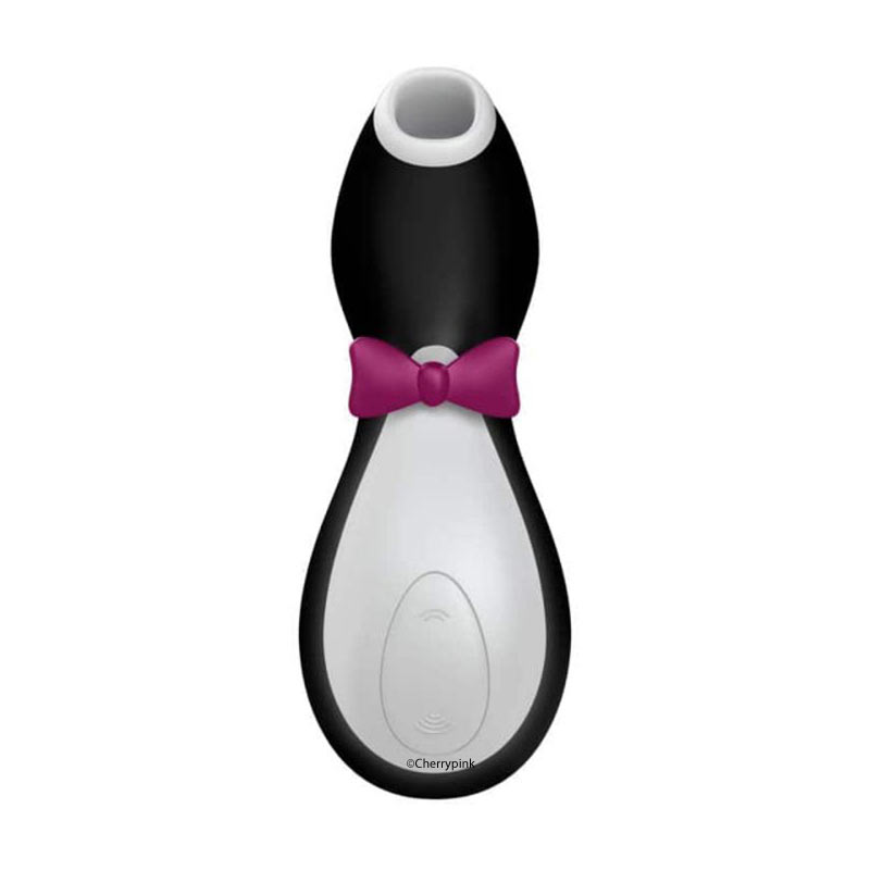 Satisfyer Penguin Rechargeable Clitoral Stimulator White and Black