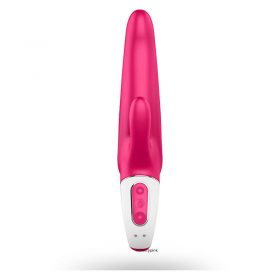 Satisfyer Vibes Mr Rabbit Vibrator Front View with the Controls