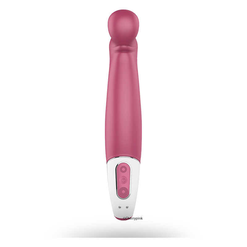 Satisfyer Vibes Petting Hippo Vibrator Front View With the Controls