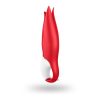 Satisfyer Vibes Power Flower Vibrator in Red Back View