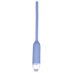 Silicone Dilator Vibe on a White Background