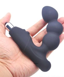 Someone Holding The Silicone Vibrating Prostate Massager