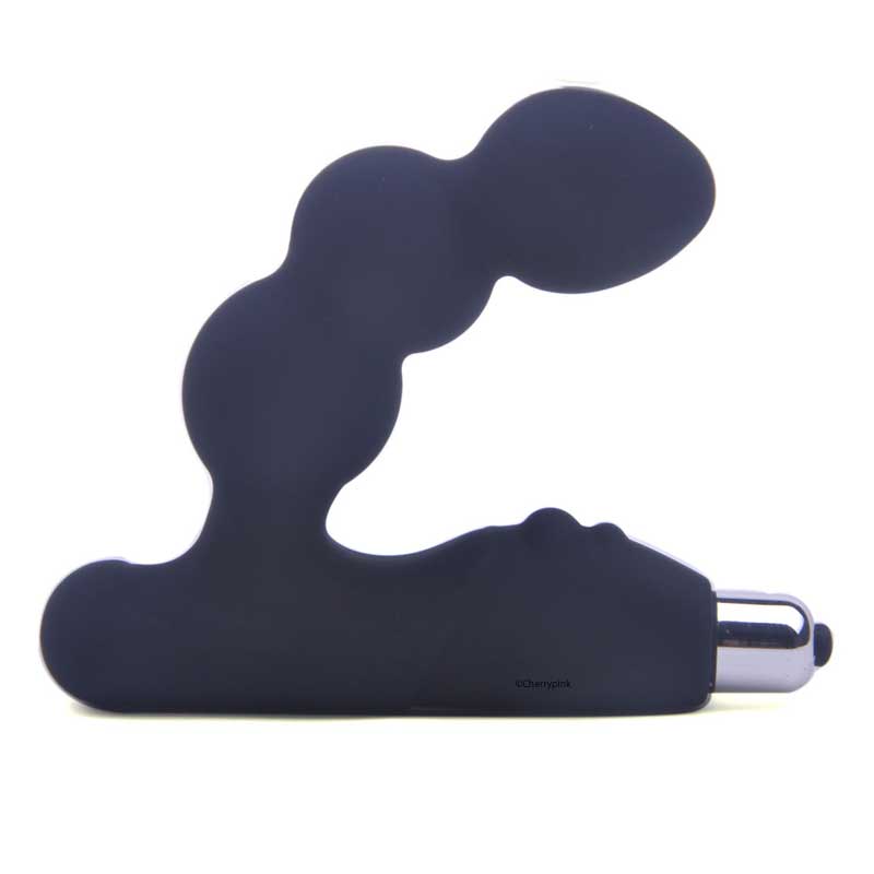 Silicone Vibrating Prostate Massager Side View