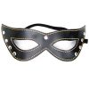 Black Cat Face Mask Front View