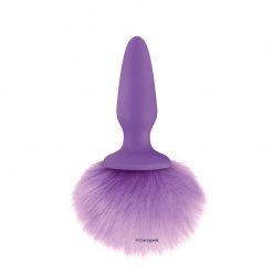 Bunny Tail Purple anal Butt Plug
