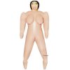 Fatima Fong Fat Love Doll Large Flesh Coloured Size Sex Doll Standing On A White Background