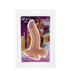 Harry The Wall Mounted Bendable Dildo in a Colourful Display Packet
