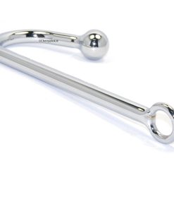 Metal Anal Hook With Ball Ring For Anal Bondage Games