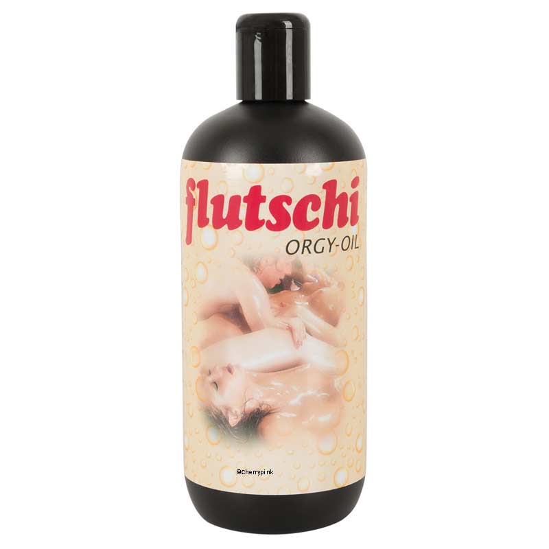 Flutschi Orgy Oil 500ml Black Bottle.