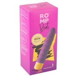 Romp Beat Rechargeable Bullet Vibrator Outer Box.