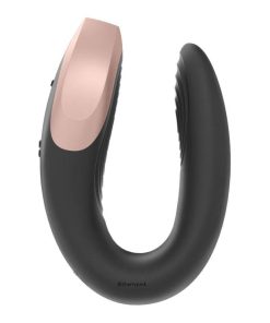 Satisfyer Double Love Black Side View.