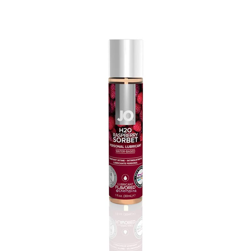 System Jo H2O Raspberry Flavoured Lubricant Bottle.