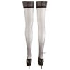 Cottelli Hold -Up Stockings Black Back View.