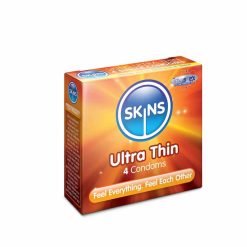 Skins 4 Pack Ultra Thin Condoms Outer Box