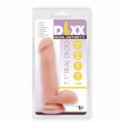 Mr Dixx 7.1 Inch Dual Density Dildo Outer Packet.