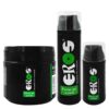 Eros Action Fisting Gel UltraX three different size bottles 100 ml 200 ml and 500 ml.
