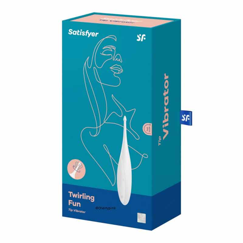 Satisfyer Twirling Fun Tip Vibrator Outer Box.