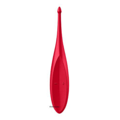 Satisfyer Twirling Fun Tip Vibrator in Poppy Red Colour.