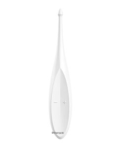 Satisfyer Twirling Fun Tip Vibrator White Colour.