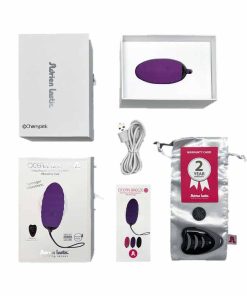 Adrien Lastic Ocean Breeze Vibrating Silicone Egg 2.0 Box Contents