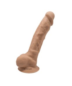 SilexD 7 Inch Dual Density Realistic Dildo In Caramel Colour