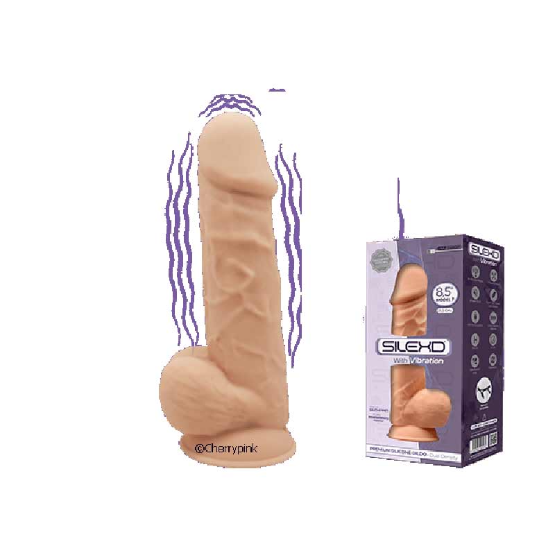 SilexD Dual Density Realistic Vibrating Dildo and Outer Box