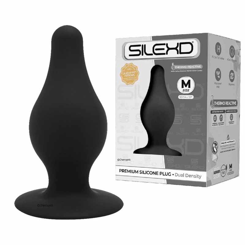 SilexD Medium Butt Plug Model 2 and Outer Box.