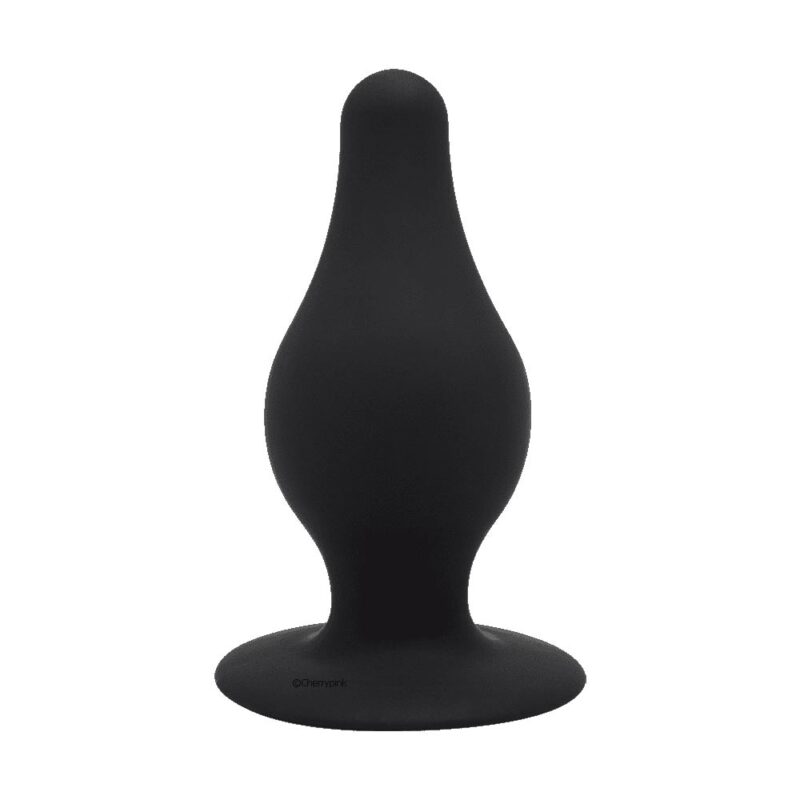 SilexD Medium Butt Plug Model 2 in Black Colour
