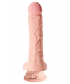 King Cock Plus Triple Density Cock with Balls in Flesh Colour.