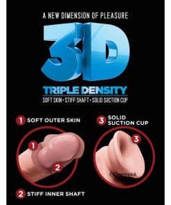 King Cock Plus Triple Density Cock with Balls 3D Poster.