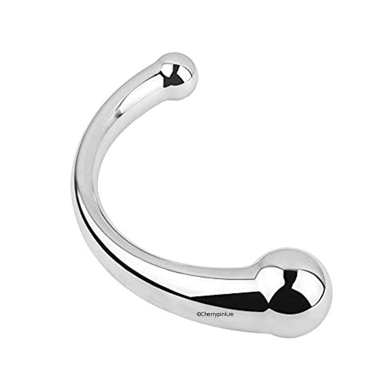 G-Spot Metal Wand Anal Prostate Massager on a white background