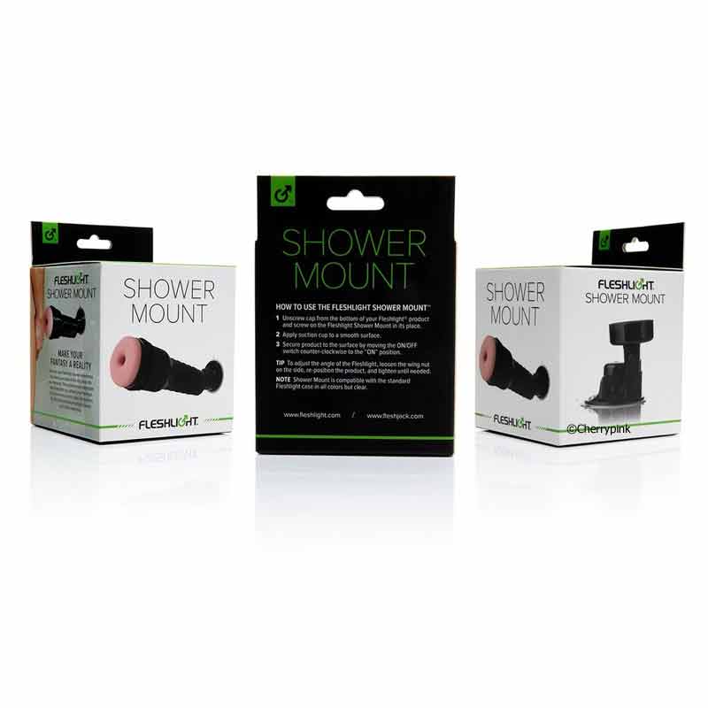 The Outer Box from the Fleshlight Shower Mount Hands-Free Adaptor