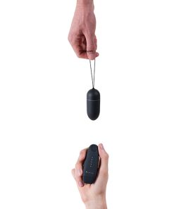 B Naughty Classic Unleashed Remote Massager in a female hands.