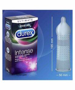 Durex Orgasm Intense Condoms 12 Pack and Condom Sizes.