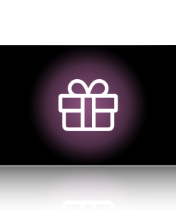 Gift Card For Special Occasions The Black Gift Card With a Box Wrapped in a Bow