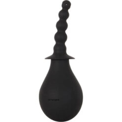 Smooth and Easy Silicone Douche Black By Adam and Eve