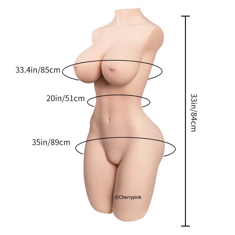 The Sizes of the Tantaly Aurora Life-Size Flexible Sex Doll