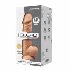 SilexD 8.5 Inch Dual Density Realistic Dildo Outer Box.