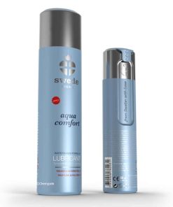 Swede Original Lubricant Aqua Comfort 120ml Bottle Back and Front.