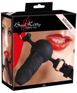 Bad Kitty Silicone Dildo Mouth Gag Outer Box.