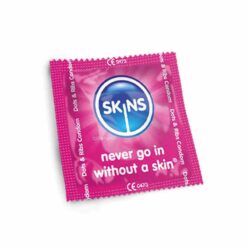 Skin Condoms Dots and Ribs 12 Pack One Single Condom.