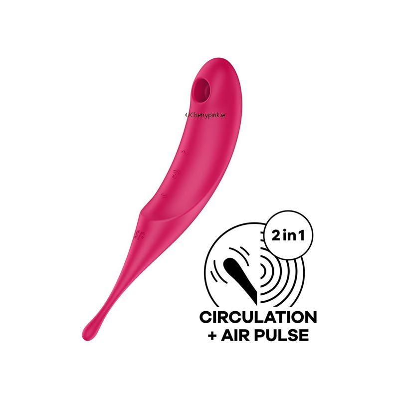 Satisfyer Twirling Pro Air Pulse Vibrator Two in One