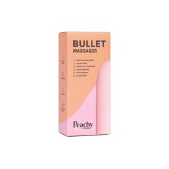 Vush Peachy Bullet Massager Rechargeable Vibrator Outer Box.