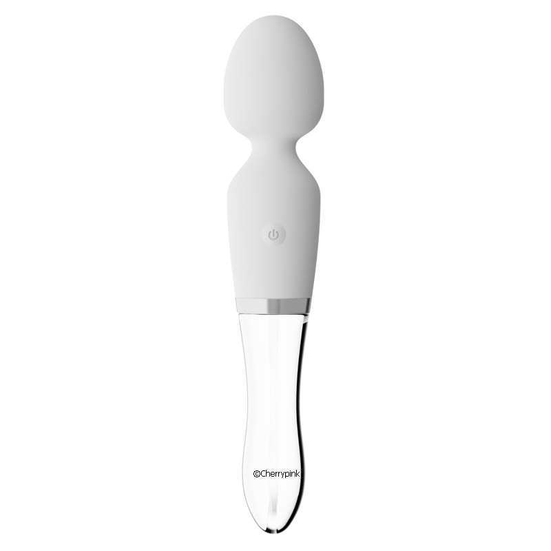 The LED Vibrator Is Made of Silicone and Glass