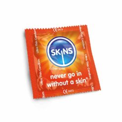 Skins Condoms Ultra Thin 12 Pack Single Foil Pack Condom.
