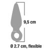 The Sizes for the Finger Plug Transparent