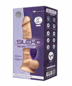 Silexd Vibrating Dildo With LRS Remote Control in Its Display Box