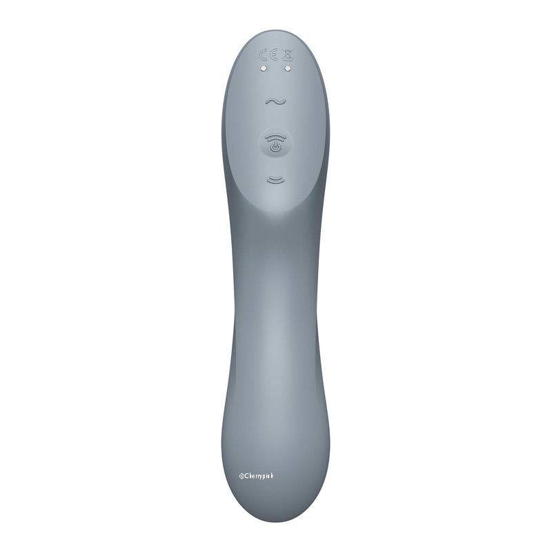 The clitoral Rechargeable Vibrator from the back