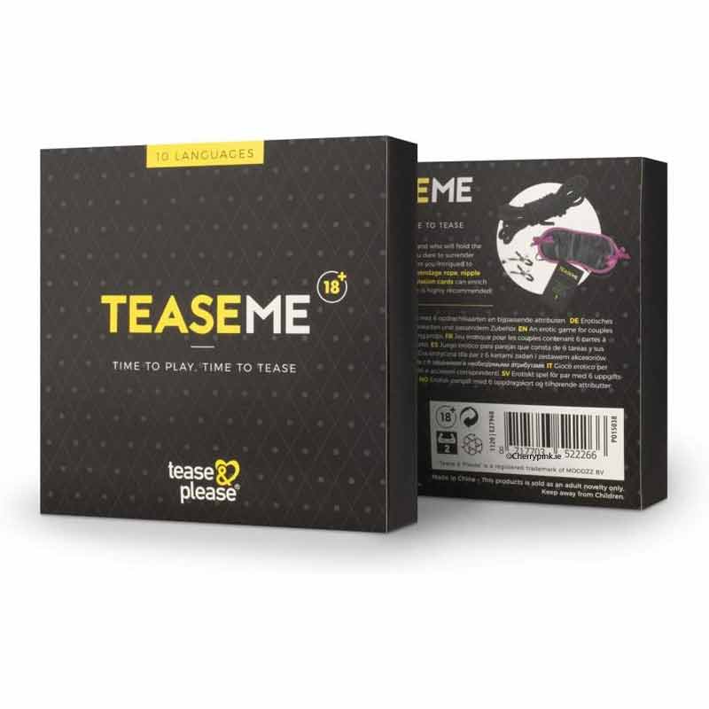 TeaseMe Time To Play Couples Game in its Display Box